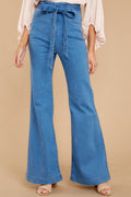 High Waist Sky Blue Jeans – European & American Fashion Denim
