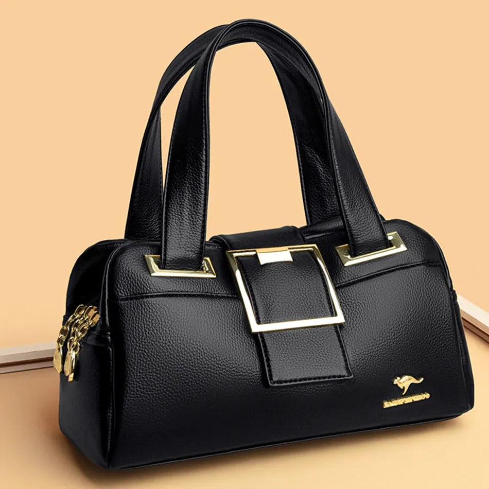 Women's Multi-Compartment Boston Top-Handle Bag