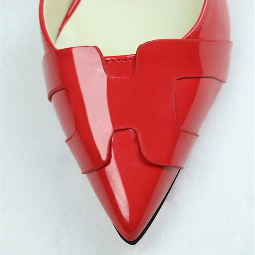 Women's Patent-Finish Pointed-Toe Stiletto Pumps