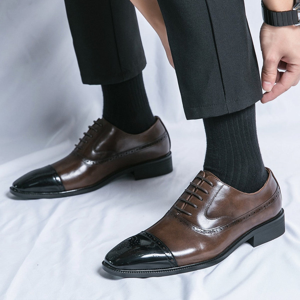 Cross-border plus size Four Seasons New Leather Shoes Fashion Men's LADYLYS