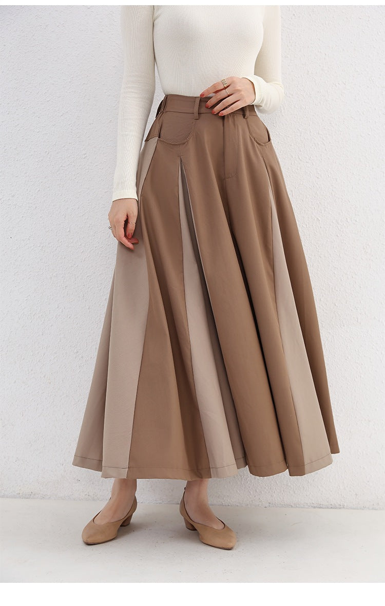 High Waist Artistic Thickened Large Swing Skirt Women's Elegant LADYLYS