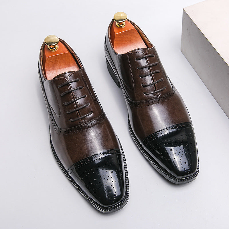 Cross-border plus size Four Seasons New Leather Shoes Fashion Men's LADYLYS