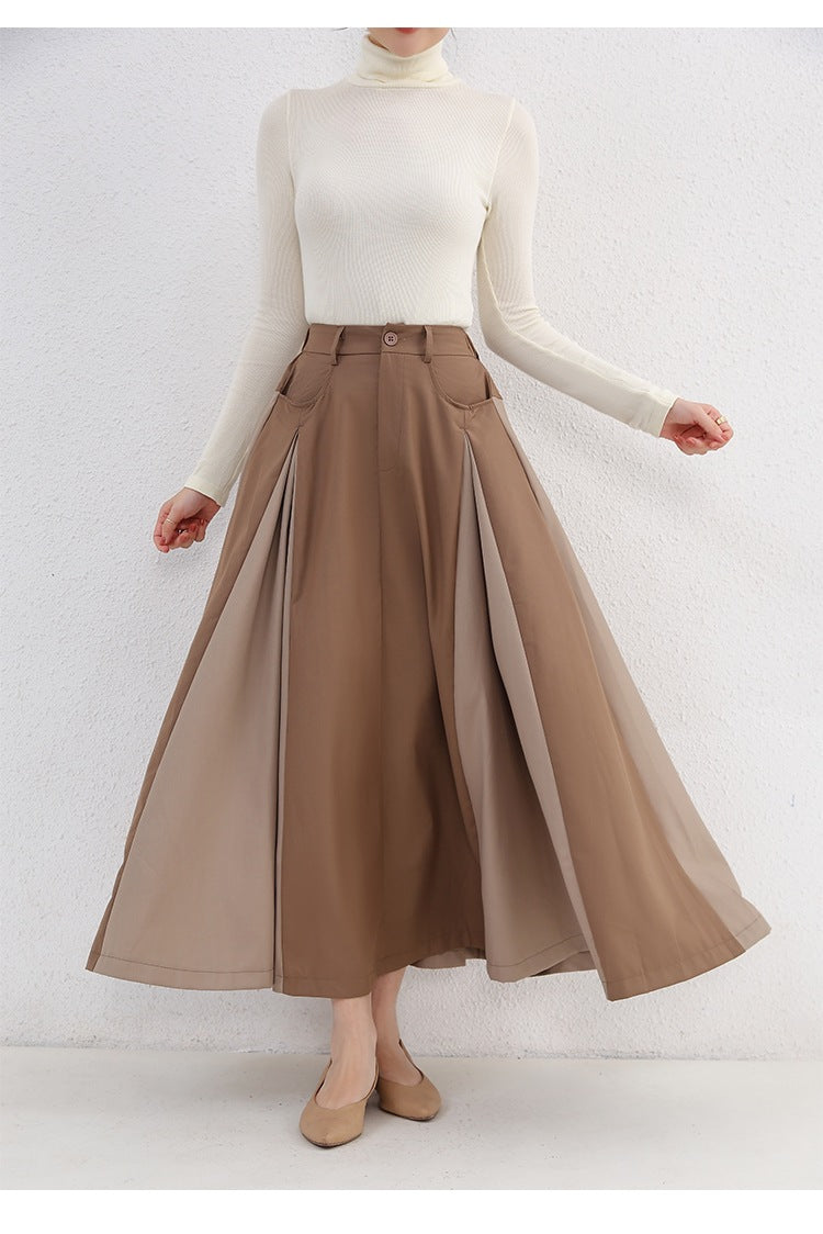 High Waist Artistic Thickened Large Swing Skirt Women's Elegant LADYLYS