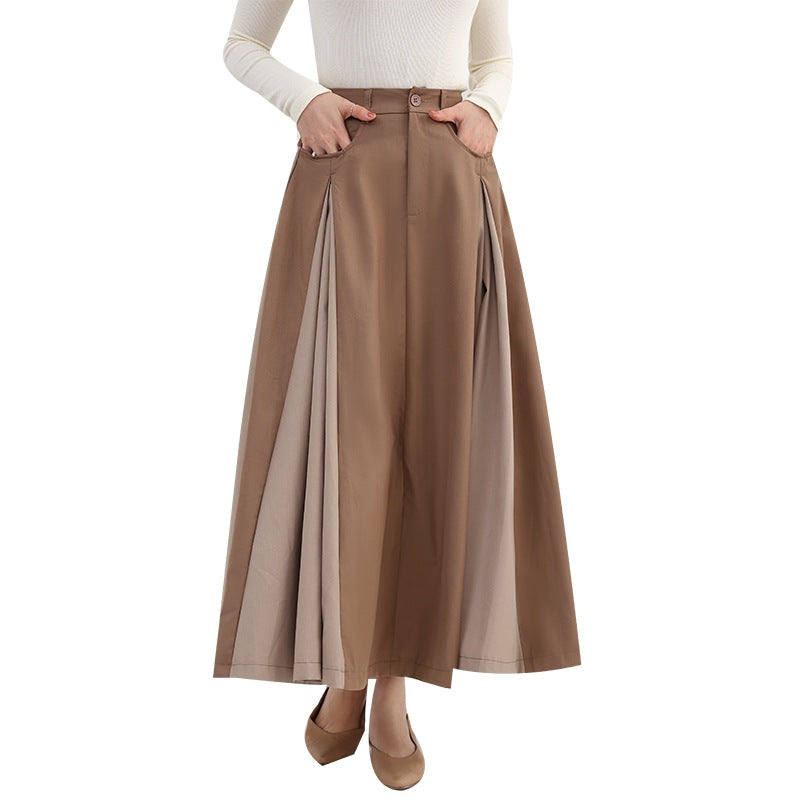 High Waist Artistic Thickened Large Swing Skirt Women's Elegant LADYLYS