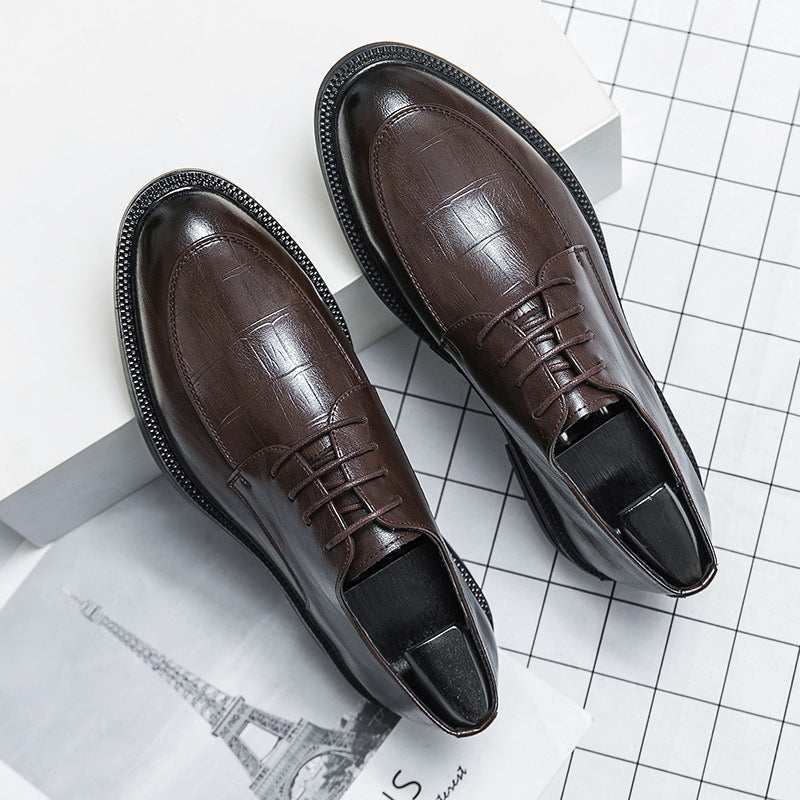 Men's shoes cross-border plus size new leather shoes LADYLYS