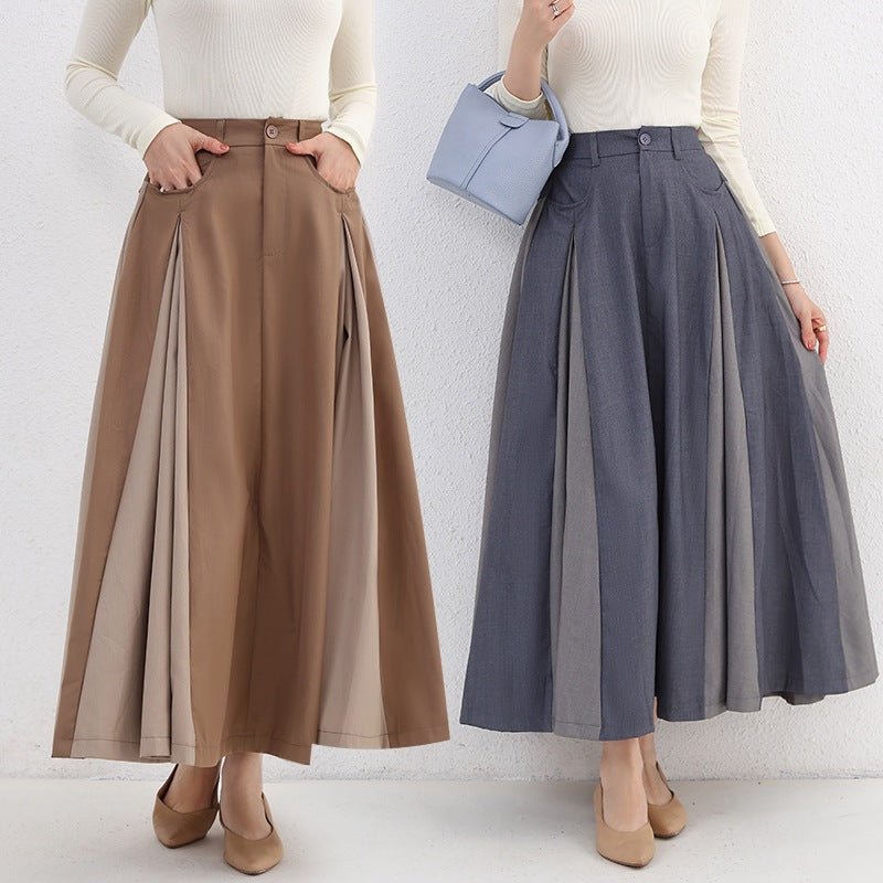 High Waist Artistic Thickened Large Swing Skirt Women's Elegant LADYLYS