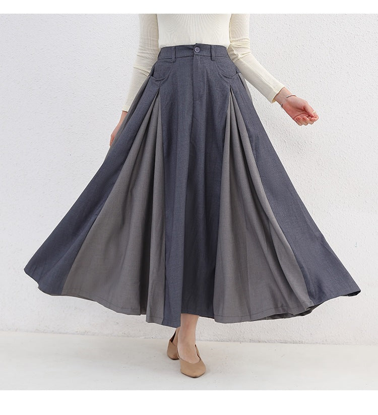 High Waist Artistic Thickened Large Swing Skirt Women's Elegant LADYLYS