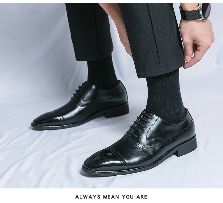 Cross-border plus size Four Seasons New Leather Shoes Fashion Men's LADYLYS