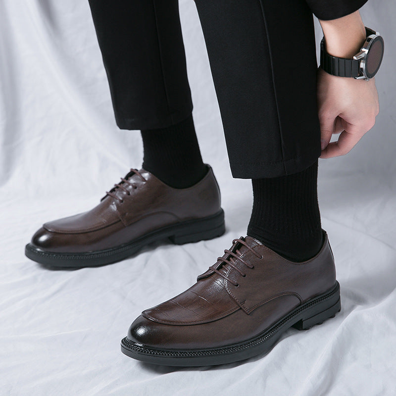 Men's shoes cross-border plus size new leather shoes LADYLYS