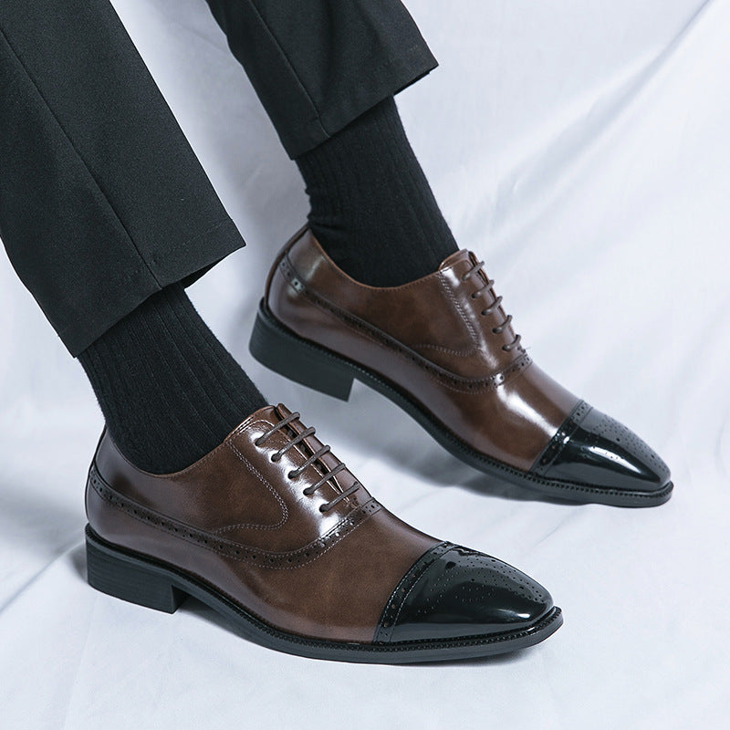 Cross-border plus size Four Seasons New Leather Shoes Fashion Men's LADYLYS