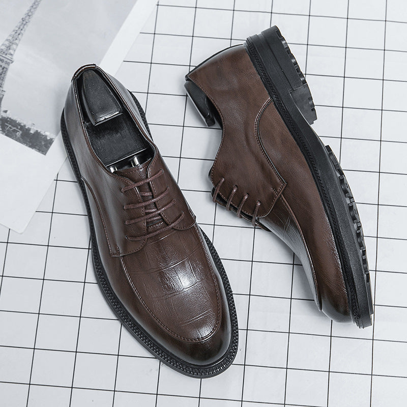 Men's shoes cross-border plus size new leather shoes LADYLYS
