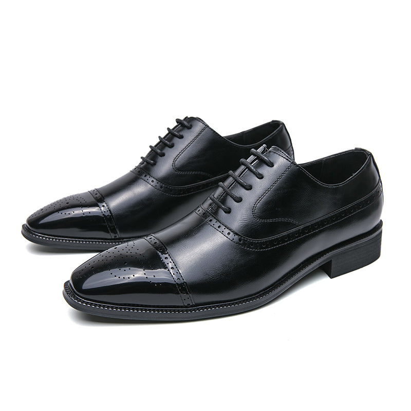 Cross-border plus size Four Seasons New Leather Shoes Fashion Men's LADYLYS