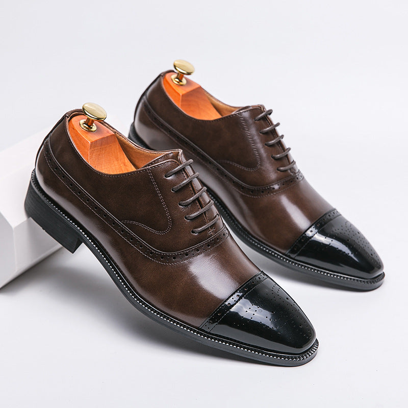 Cross-border plus size Four Seasons New Leather Shoes Fashion Men's LADYLYS