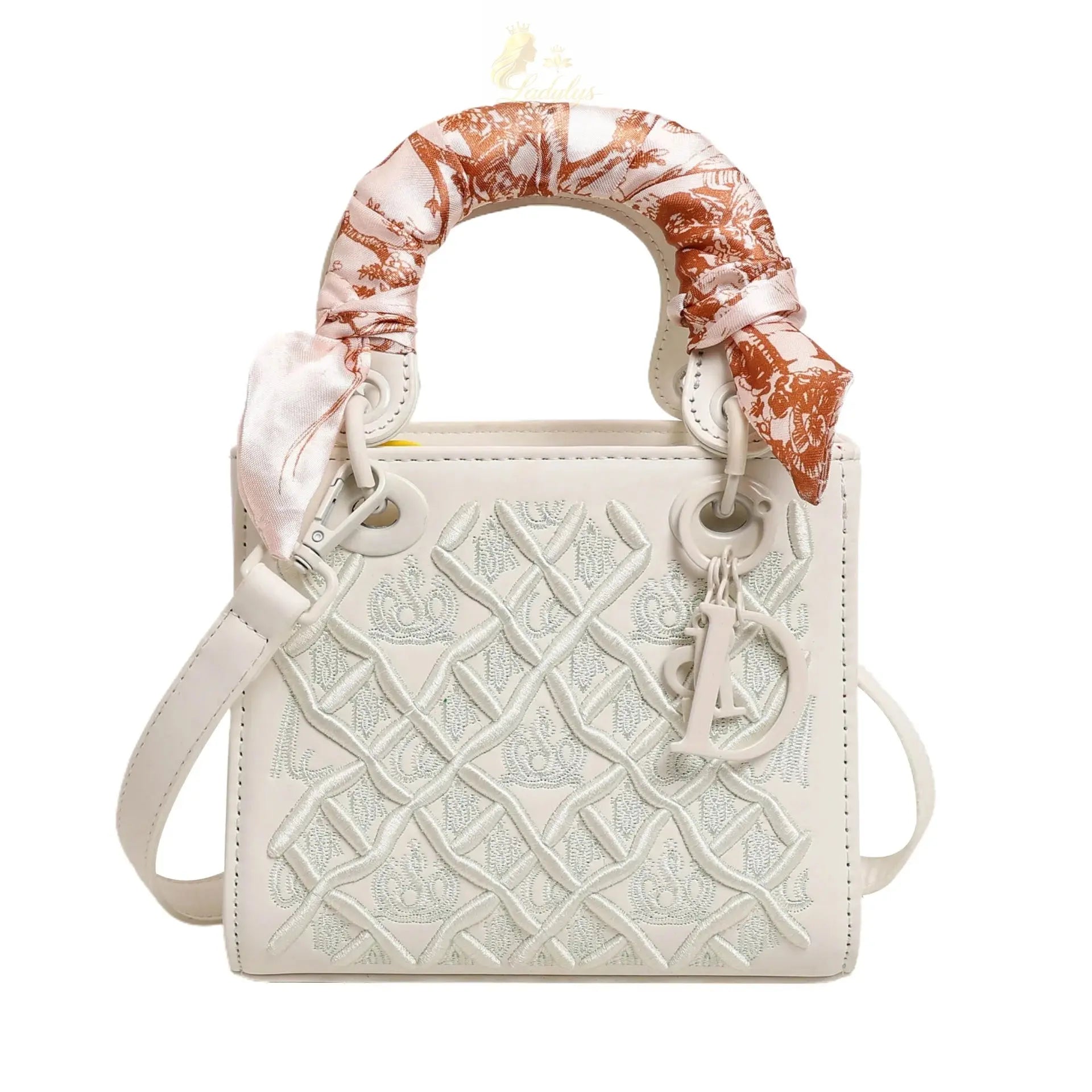 Luxury Versatile Craftsmanship Embroidery Concubine Handbag LADYLYS