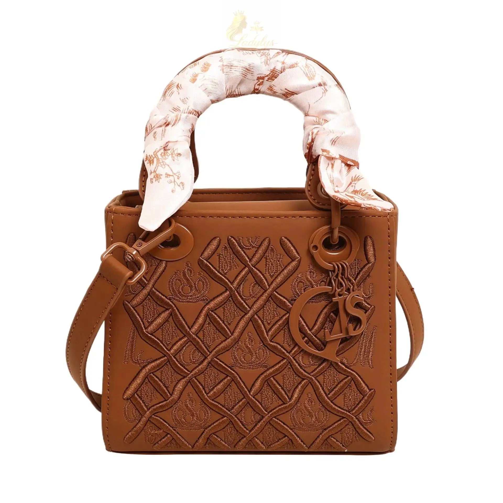 Luxury Versatile Craftsmanship Embroidery Concubine Handbag LADYLYS