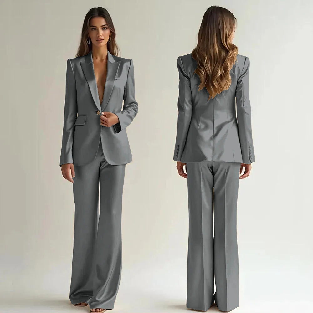 Luxury High Quality Suit One Button 2 Piece Jacket LADYLYS