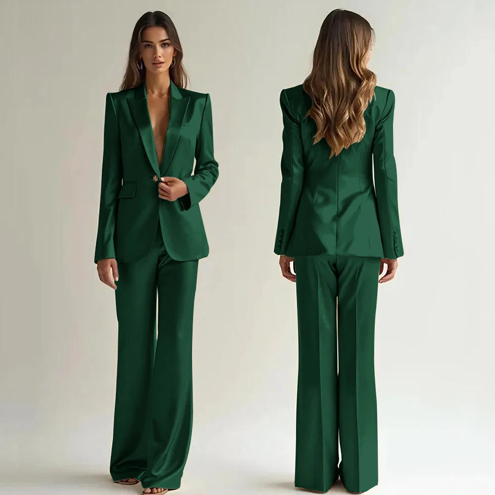 Luxury High Quality Suit One Button 2 Piece Jacket LADYLYS
