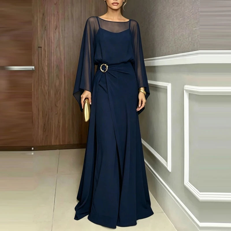 Summer New High Waist Wide Leg Playsuits Overalls New Chiffon Loose Women's Jumpsuits LADYLYS