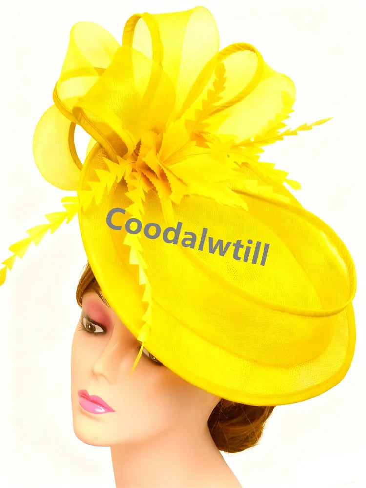 Chic Feather Fascinator Cocktail Hat Ladies Race Party Tea Headpiece LADYLYS