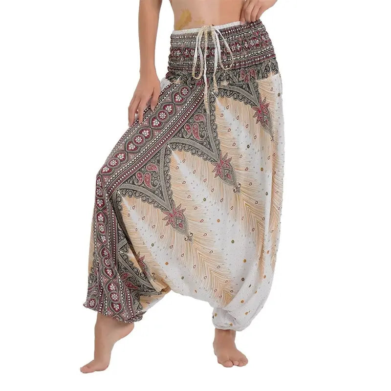 Bohemian Women Pantalones Rayon Harem Baggy Boho Yoga Beach Wear LADYLYS