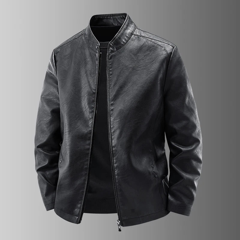 Men's Stand-Collar Zip Jacket