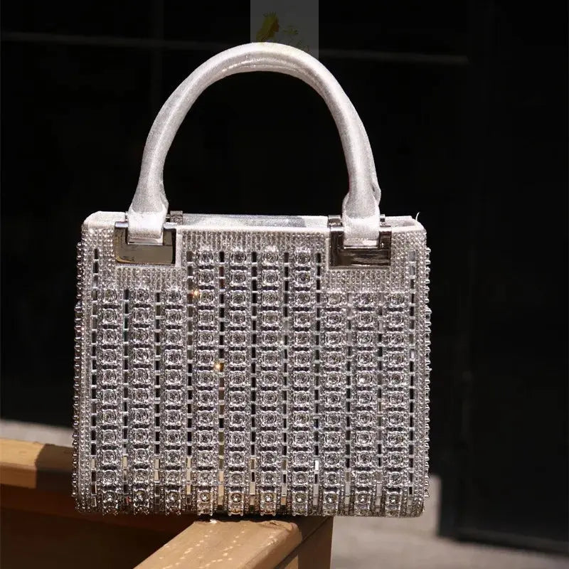Luxury High-end Crystal Diamond Women Evening Clutch Bag LADYLYS