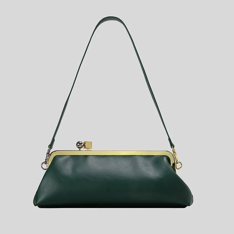 Long Clutch Luxury Designer Kiss Lock Elegant Party Purses Trend Underarm Bag LADYLYS