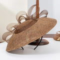 French Wide-Brim - Vintage Bow Women's Tea Party Elegant, Light Luxury Niche Hat LADYLYS