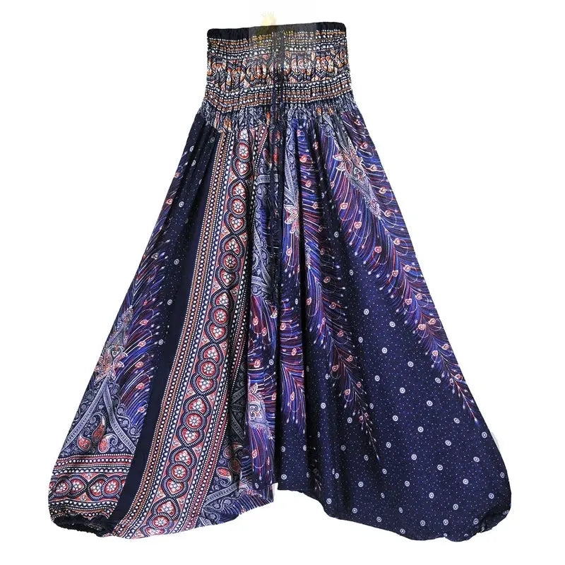 Bohemian Women Pantalones Rayon Harem Baggy Boho Yoga Beach Wear LADYLYS