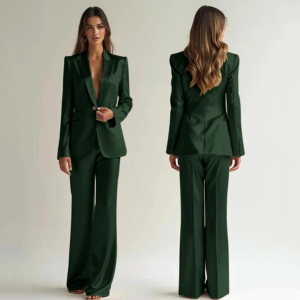 Luxury High Quality Suit One Button 2 Piece Jacket LADYLYS