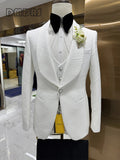 High Quality Wedding Suit Set for Groom 3 Pieces Men's Fashion Suits LADYLYS