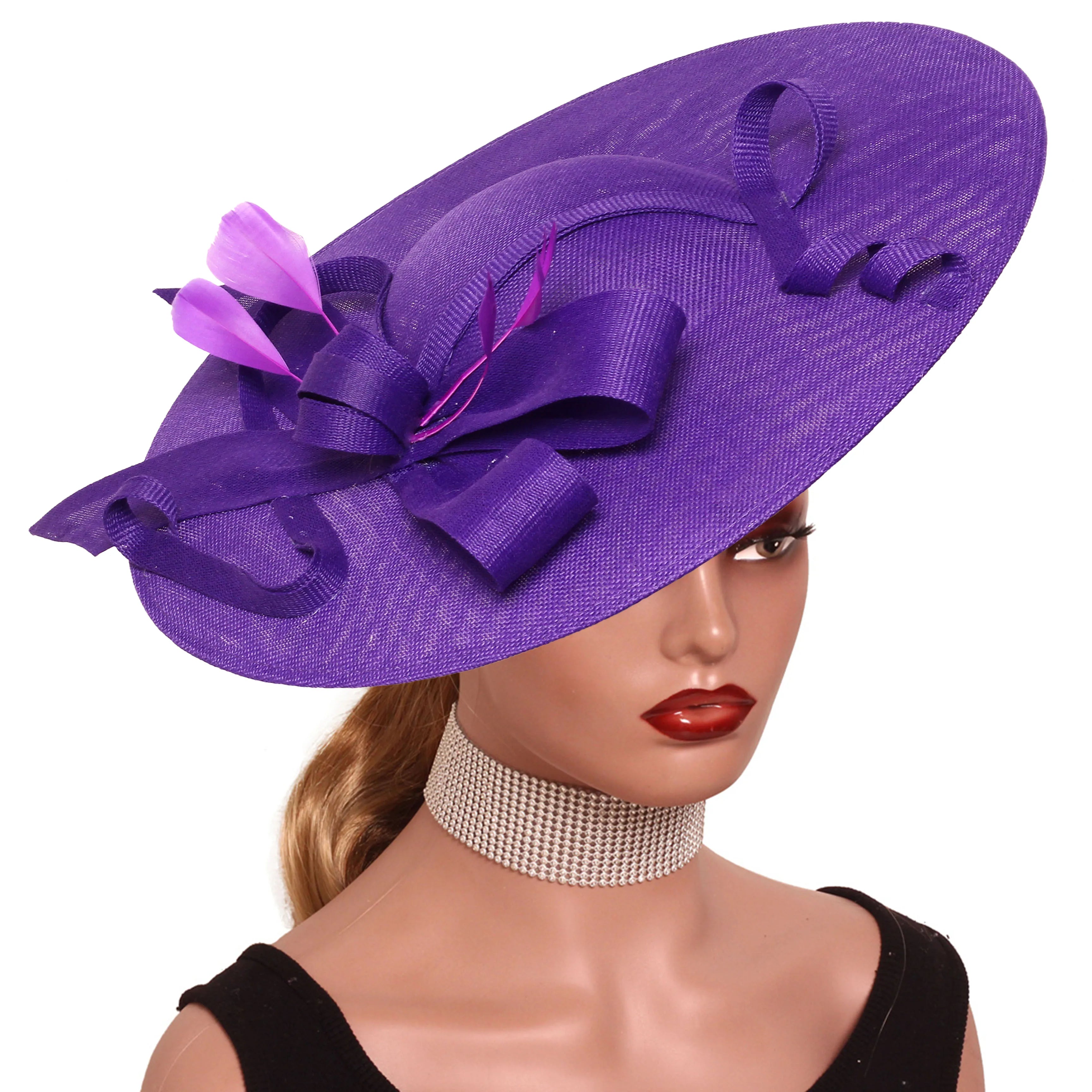 Camel Race Royal Fascinator Hat Women Millinery Cap Bride Large LADYLYS