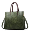 Women's PU Leather Tote Bag – Large Capacity Shoulder Bag