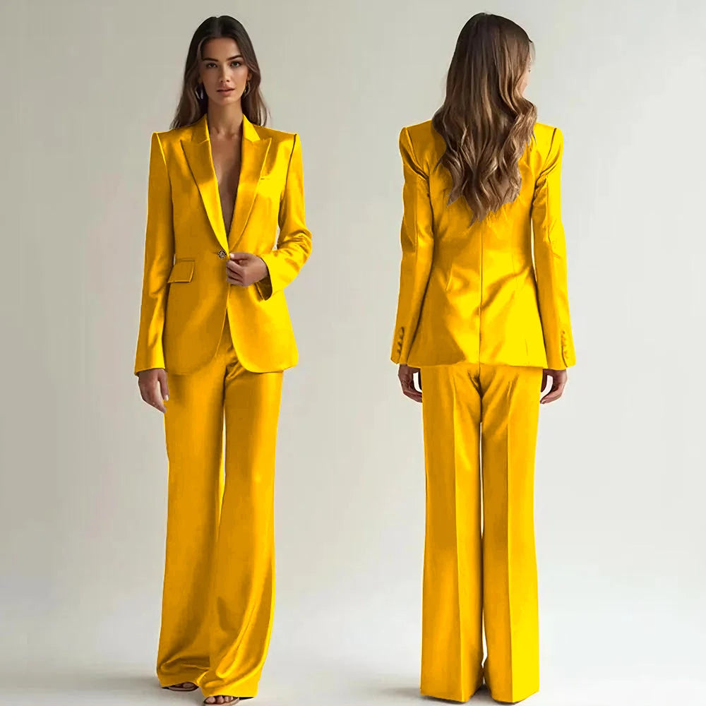 Luxury High Quality Suit One Button 2 Piece Jacket LADYLYS