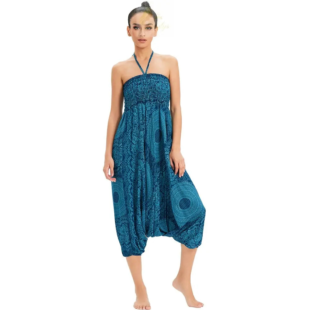 Bohemian Women Pantalones Rayon Harem Baggy Boho Yoga Beach Wear LADYLYS
