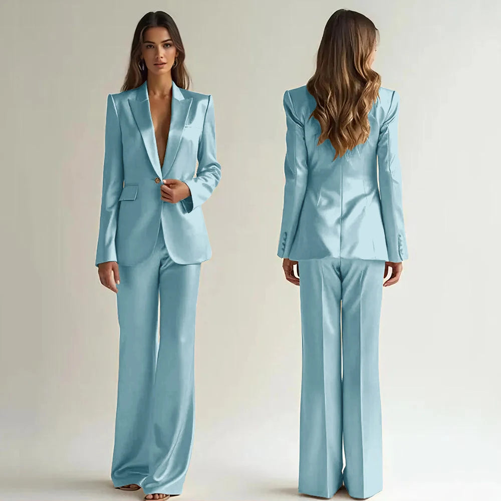 Luxury High Quality Suit One Button 2 Piece Jacket LADYLYS