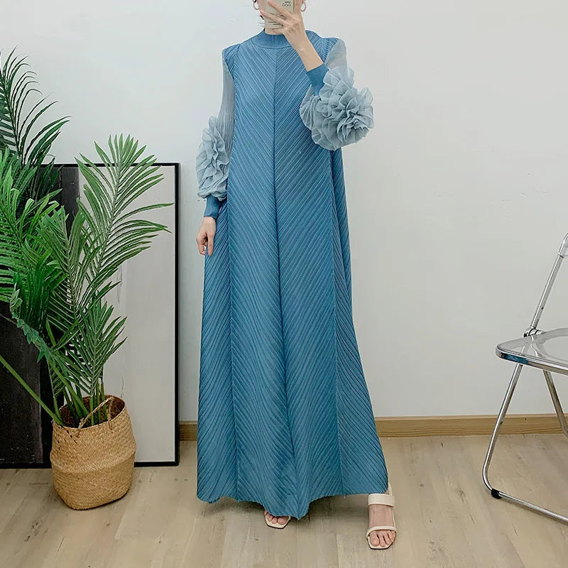 Elegant Evening Party Dresses Classic Long Sleeve Plate Flower LADYLYS