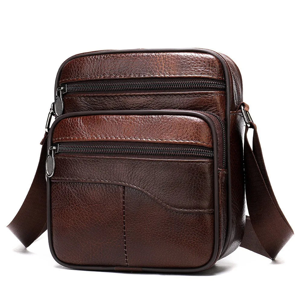 First layer cowhide small shoulder bag Genuine leather LADYLYS