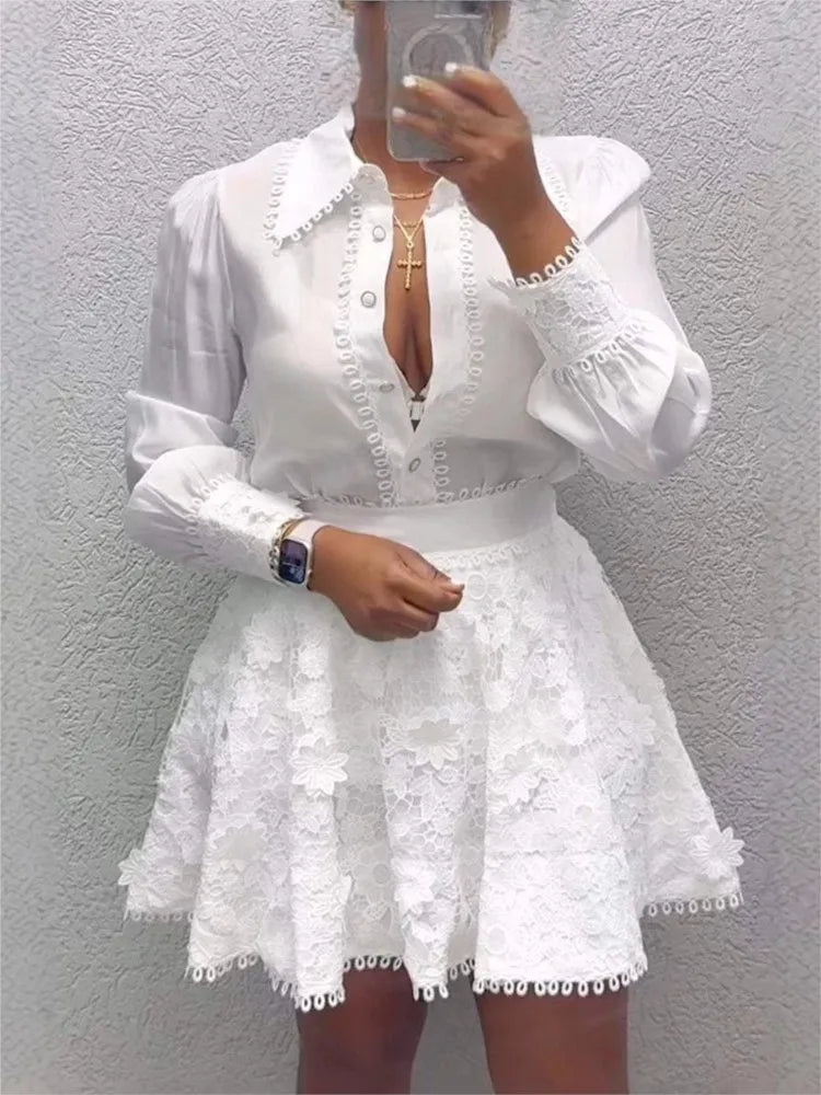 Women's Elegant Two-Piece Skirt Suit – Spring & Summer Fashion Set