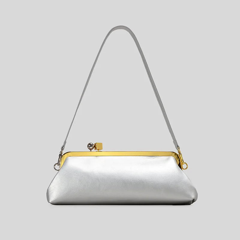 Long Clutch Luxury Designer Kiss Lock Elegant Party Purses Trend Underarm Bag LADYLYS