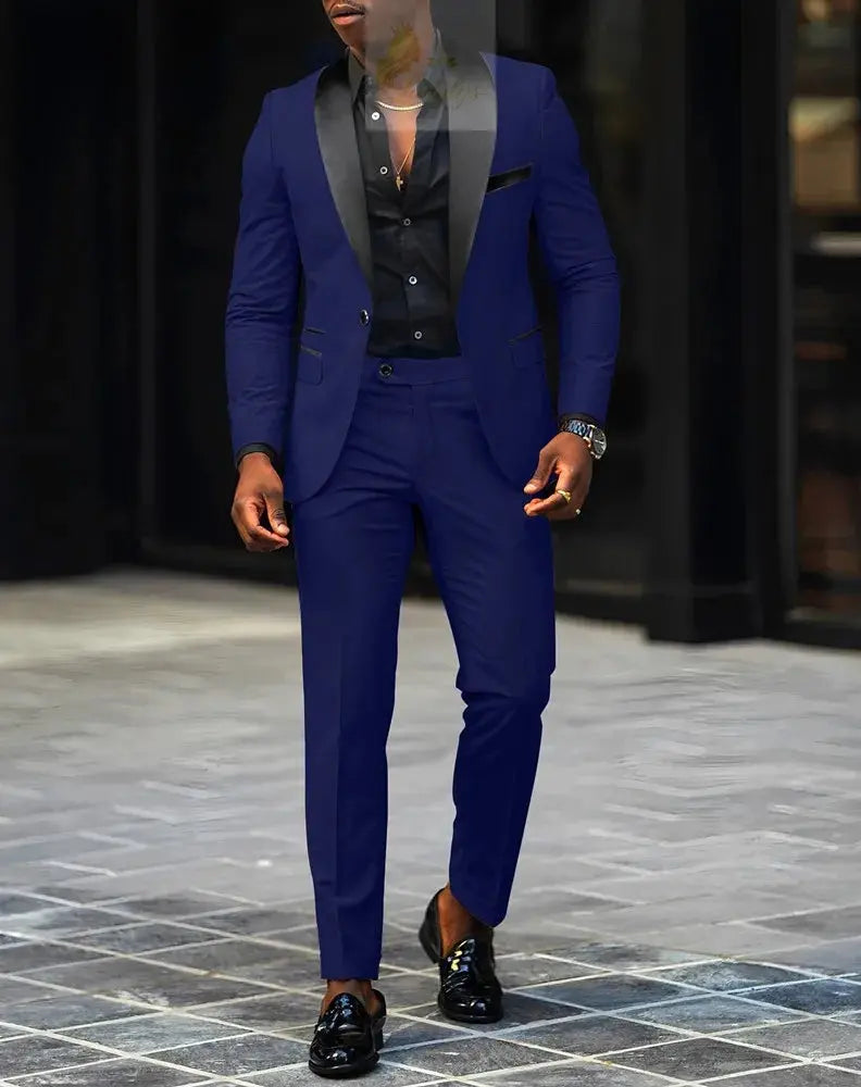 2-Piece Men's Suit, Single Button Jackets And Pants LADYLYS