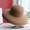 Summer Hepburn Style Vintage Design Big Eaves Straw Hat LADYLYS