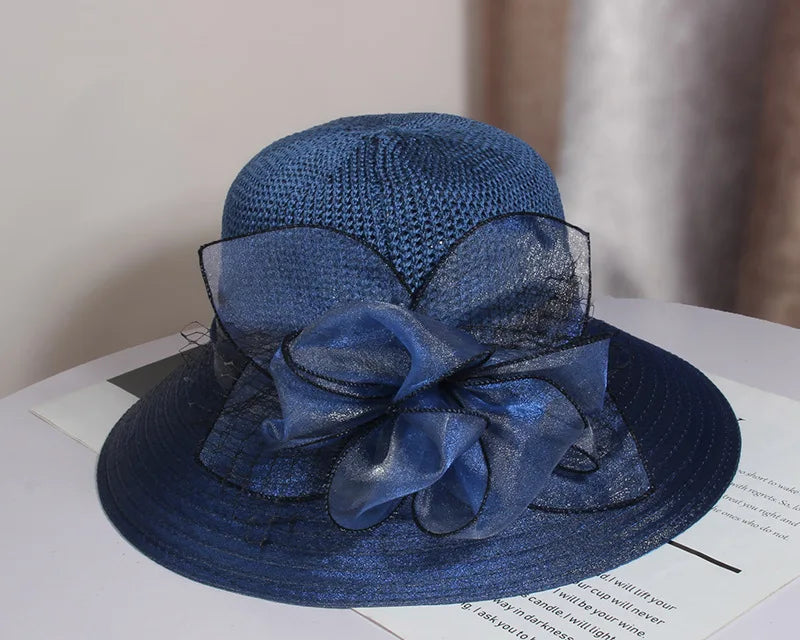 Sun Organza Hat Beach Fisherman Outdoor All-match Caps Fashion Girls's LADYLYS