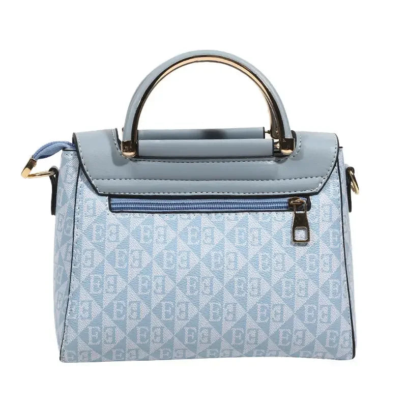 Ladies' handbag trend embossed plain style versatile LADYLYS