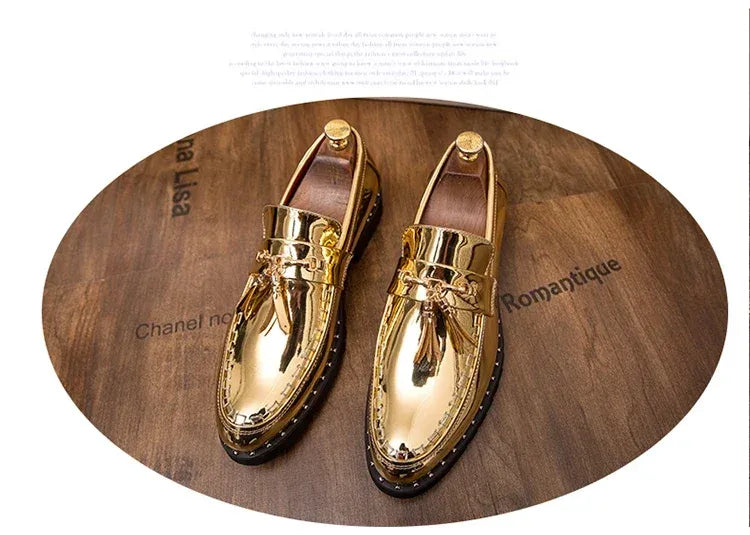 Men's Patent Slip-On Dress Shoes