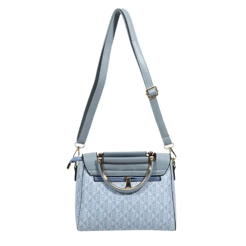 Ladies' handbag trend embossed plain style versatile LADYLYS