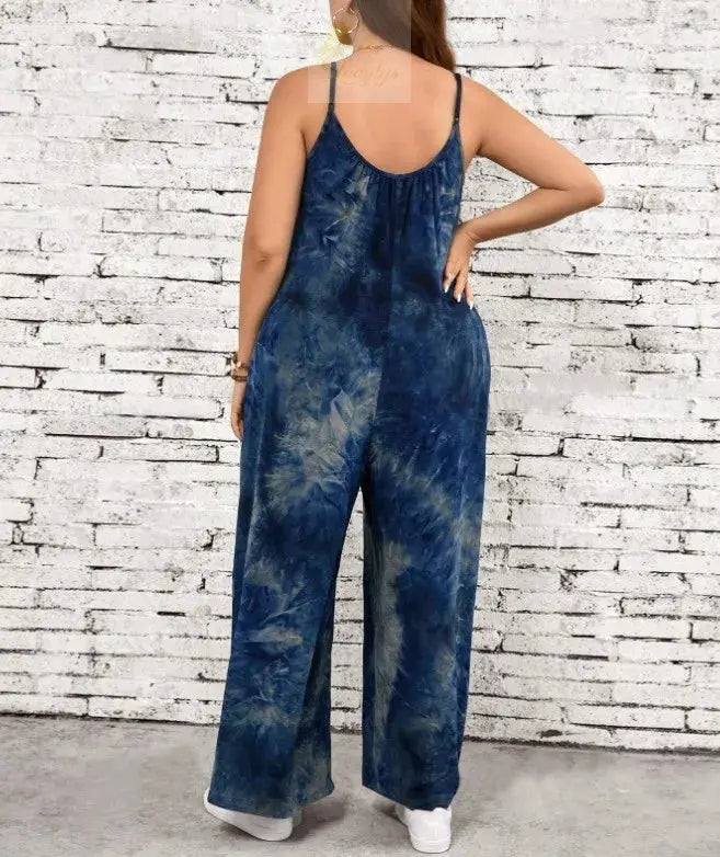 Jumpsuit Printed Casual Pants European Style Fashion LADYLYS