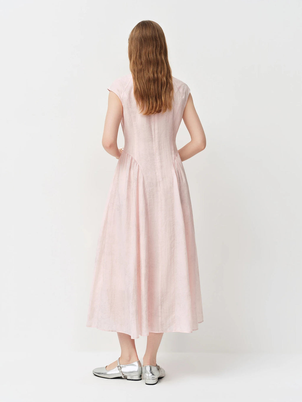Style Embroidery Slim-Fit Long Dress for Women LADYLYS