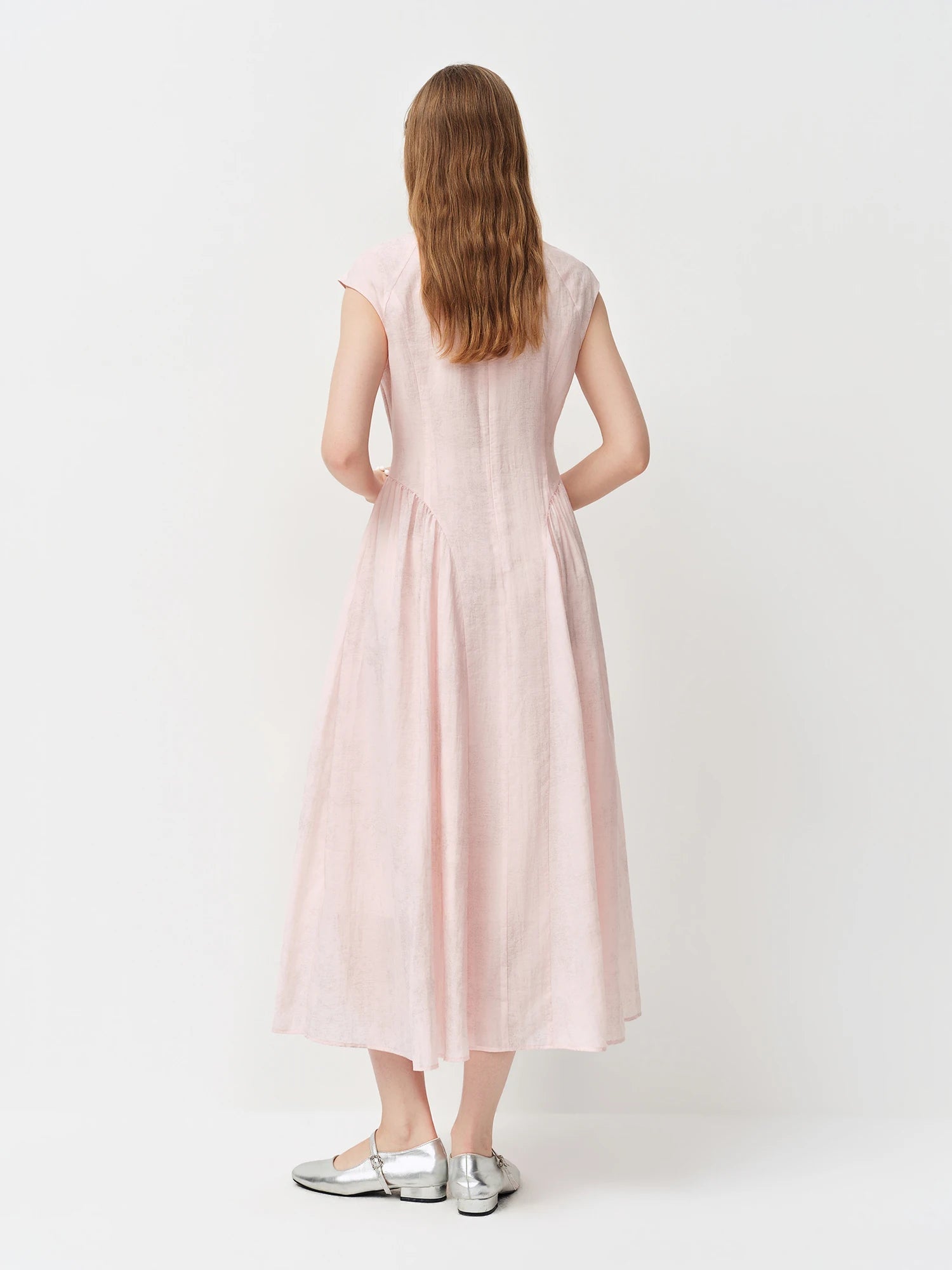Style Embroidery Slim-Fit Long Dress for Women LADYLYS