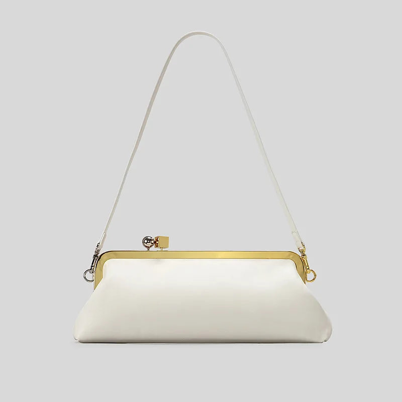 Long Clutch Luxury Designer Kiss Lock Elegant Party Purses Trend Underarm Bag LADYLYS